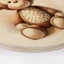 Cuadro de madera Monito - Magnusson - Redondo