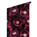 Tapet med mønster Blomsterpragt i lilla toner - Anis-illustration
