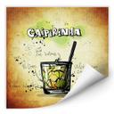 Zelfklevende Poster  Caipirinha Recept
