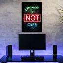 Canvasbillede, inskription til spilleres neonspil