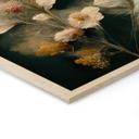 Cuadro de madera Esplendor pasajero de las flores - Treechild