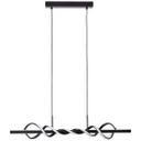 Pendelleuchte Alexander, schwarz, 150 x 95,5 cm, Pendellampe