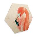 Hexagone - Bois Goed Blauw - Pink Flamingo