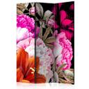 Screen room divider - Frodig sommer, 3-delt