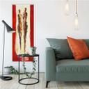 Zelfklevende Poster - Schüßler - Couple in Red
