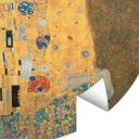 Fototapet - Rundt Klimt - Kyset - vliesetapet/selvklæbende non-woven tapet