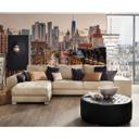 brunt og gråt non-woven tapet Designwalls New York Views New York 