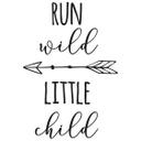 Wallsticker - Run wild little child