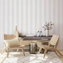 Multistribet tapet, non-woven Shades Iconic hvid, grå
