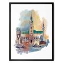 Poster Love your City - Hamburg