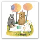 Wanddecoratie Loske – Picknick for three