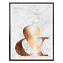 Póster con aspecto de cobre - Ampersand