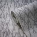 Papel pintado texturado diseño moderno crack gris - Papel pintado no tejido