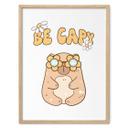 Plakat Retro Capybara - Be Capy