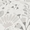Ikke-vævet tapet, blomstermotiv tapet La Terrasse grå, hvid