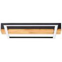 Deckenleuchte Layla, braun, 4,6 x 30 cm, Holz Lampe