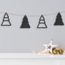 Décoration en bois MDF Sapins de Noël (4)