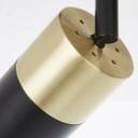 Spotrohr Leonard, gold, 16,8 x 76,5 cm, Metall Strahler