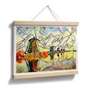 Póster Zamart - Kandinsky y los molinos de viento holandeses