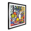 Póster Leche y Fruta - Inspirado en Matisse - Zamart - Cuadrado