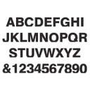 Letras de madera MDF - Fuente suiza
