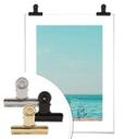 Póster en la playa