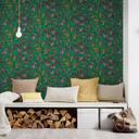 Architects Paper Floral Impression - Papier peint intissé fleuris, vert