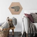 Hexagon Berkenfineer Ijsbeer