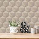 Papel pintado beige diseño 3d - papel pintado tejido-no tejido salón moderno 