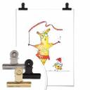 Póster Hagenmeyer - Llama bailarina