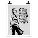 Póster Banksy - Alcanzar la grandeza