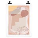 Póster Demir - Geometría en tonos tierra