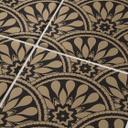 Azulejos Adhesivos Art Decó en negro y dorado - lote de 12