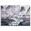 Canvasbillede, Japansk akvarel