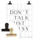 Plakat - Don't Talk Just Kiss
