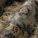 Versace tapet i brun og guld non-woven tapet med jungle design tapet medusa hoveder