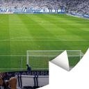 Tapet cirkel FC Magdeburg Stadium by Night - vliesetapet/selvklæbende non-woven tapet