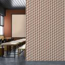 3D tapet terningemønster beige brun - geometrisk Ikke-vævet tapet moderne