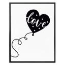 Póster Globo del amor