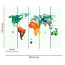 Farverig og hvid non-woven tapet Designwalls ColourfulWorld 