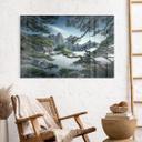 Akrylbillede Fyrreskov i Huang Shan-bjergene - NingYun Ye