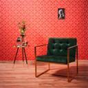 rødguld blankt tapet - geometrisk non-woven tapet