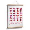 Póster Labios rojos - Blursbyai - Una barra de labios más