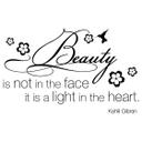 Beauty is not in the face...