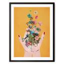 Plakat Treechild - Colorful flowers in Frida's hands