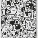 Tapet - Mickey Constructive - 200 x 280 cm