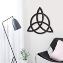 Decoración acrílica Triquetra con círculo