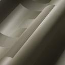 Papel pintado no tejido Versace Home con motivo de meandro Papel pintado de diseño de lujo geométrico gris plateado 