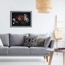 Plakat - Rød buket blomster