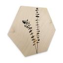 Hexagone - Placage bois de bouleau Kubistika - La dame en robe noire